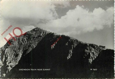 Ansichtskarte>>SNOWDON TRAIN, NAHE GIPFEL [VALENTIN]