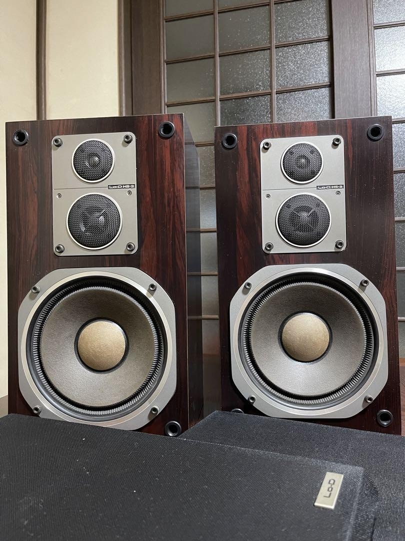 Hitachi Lo-D H-3 Compact 3-Way Speakers | eBay