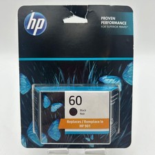HP 60 CC640WN Black Ink Cartridge - New in Box
