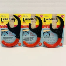 Hanger Hooks Lumb-R-Grip 200lb ea Hangs From Wood Joists Made USA 3 Sets 6 Hooks