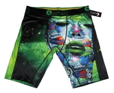 Ethika POISON IVY Woman's Face Script BOOM BANG POW SNAP Long Boxers Men's NWT