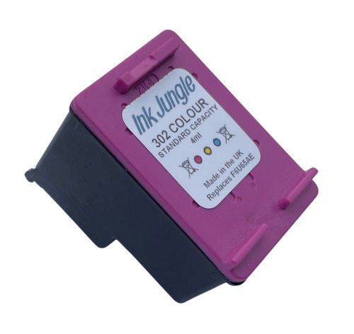 Refilled 302 Black / Colour Ink Cartridges For HP DeskJet 3632 Inkjet Printer - Afbeelding 5 van 9