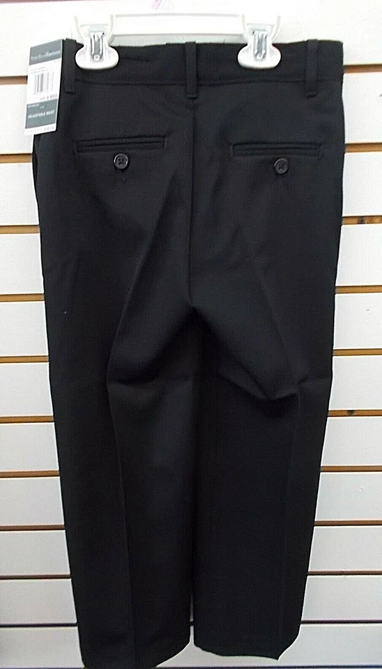 Pantalones de vestir negros Perry Ellis Portfolio para niños $30 - $39,50 tallas 4 - 20 Foto 2 de 3