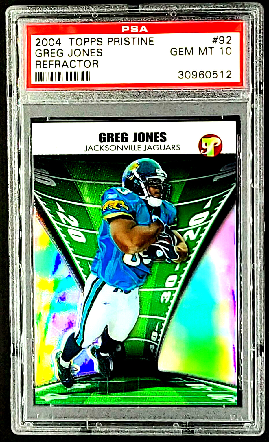 Greg Jones Topps Pristine #92 Refractor