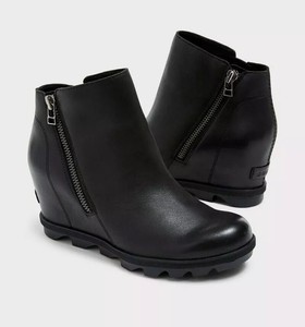 sorel joan of arctic wedge ii chelsea black