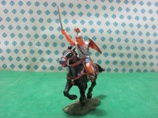 Vintage - Praetorian Roman Soldier on Horseback. 70 mm. - Elastolin 8459