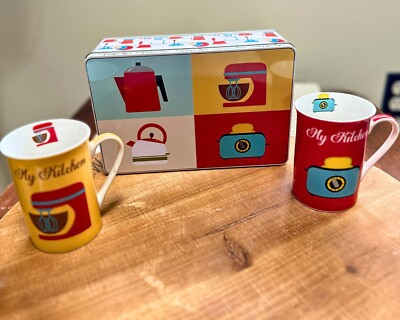 Dora Papis Easy Life Design My Kitchen Mugs in Tin Box