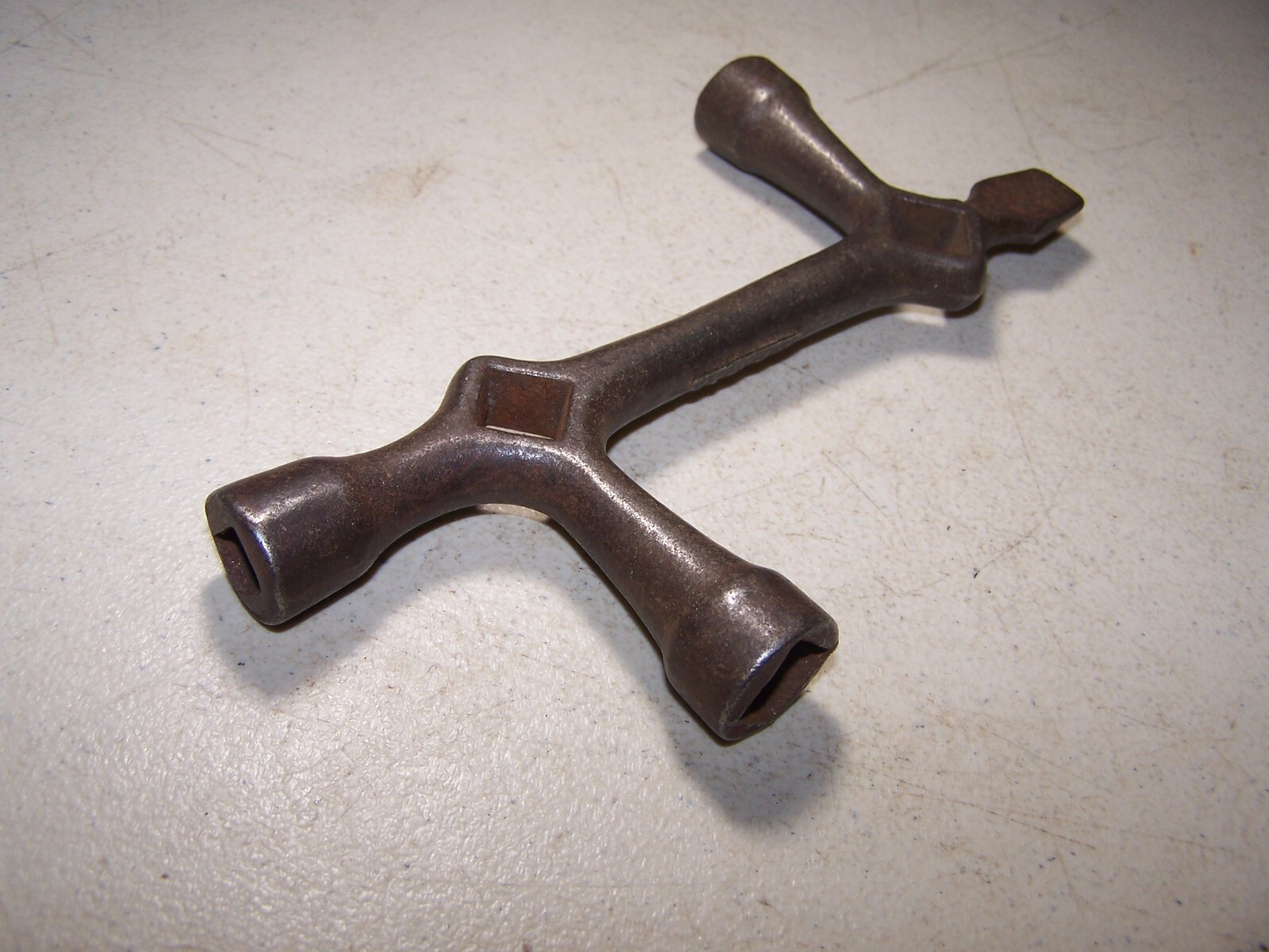 Antique Square Nut Mult1 Wrench and Screw Driver Farm Implement