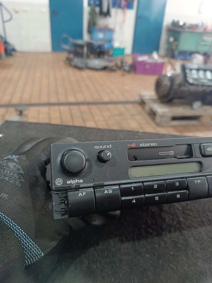 Original VW Lupo 6X Autoradio Radio ALPHA Kassette Stereo 6X0035153 - Bild 2 von 4