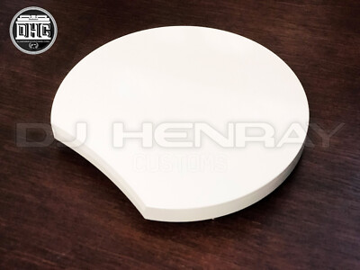 DHC 1200MK SERIES ToneArm Cover Plate powder coated removeable White set of 2