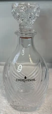 Courvoisier Cognac 24 Lead Crystal Decanter FRANCE Crystal d’Argues  10” m463