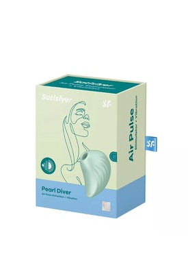 Satisfyer Pearl Diver Air Pulse Stimulator + Vibration Mint - Clitoral Vibrator