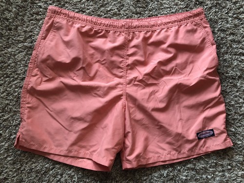 Solid Salmon Pink Swim Trunks Shorts XL 
