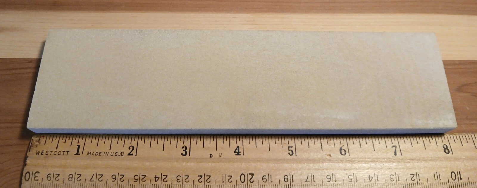 8"x 2"x 1/2" Soft Arkansas Oilstone, Natural Whetstone, Knife Sharpening Stone