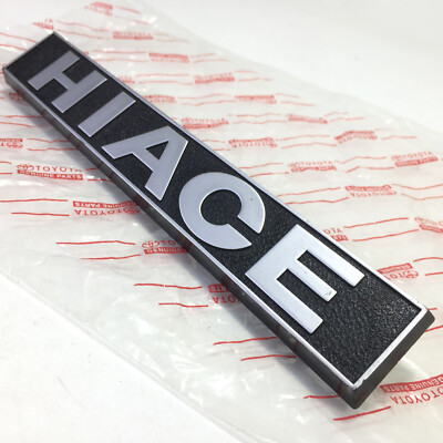 Toyota Hiace series H10 1st Gen Side Fender Emblem Badge NOS 75361