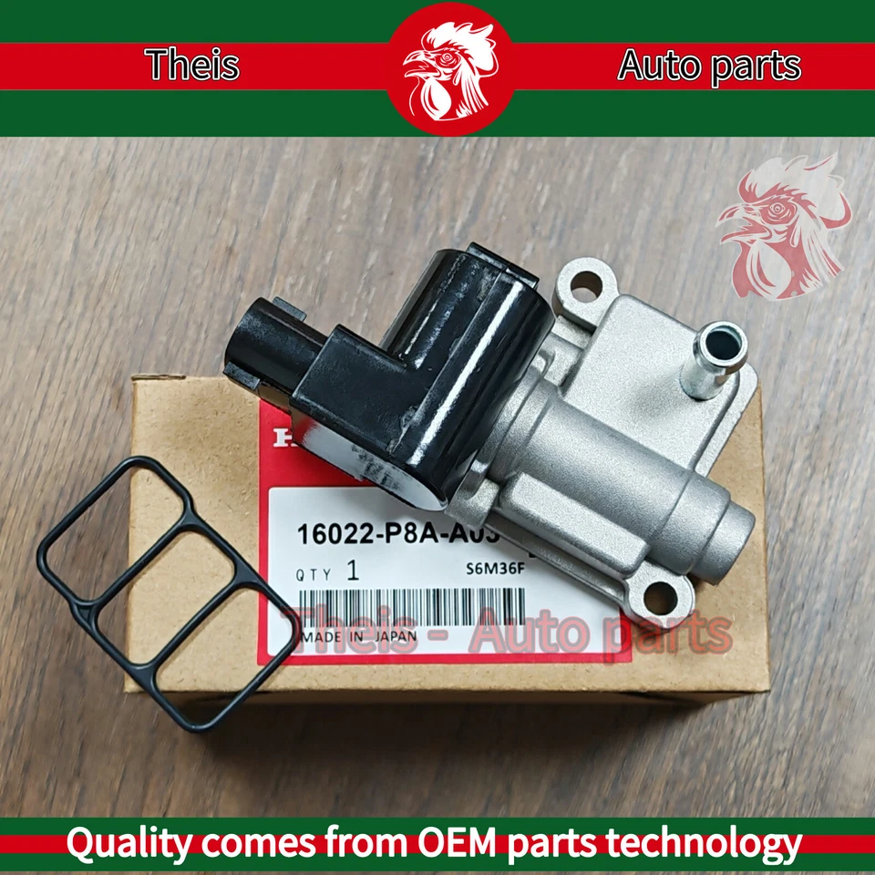 Válvula de control de aire de ralentí 16022-P8A-A03 OEM para Honda Odyssey Pilot Accord Acura Foto 2 de 4