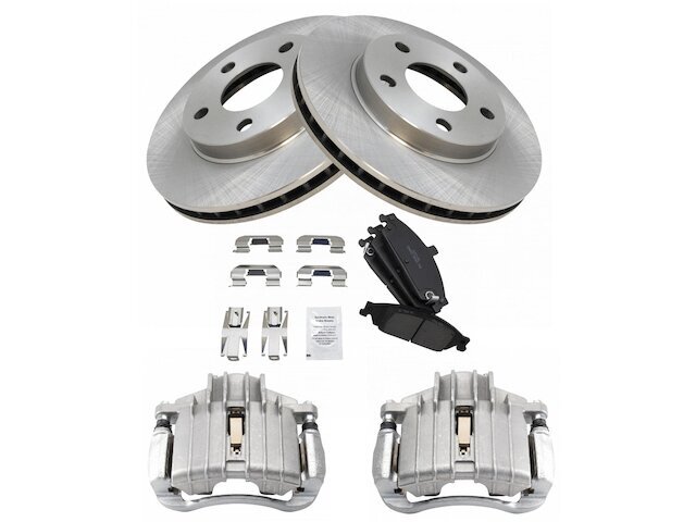 Front Brake Pad Rotor and Caliper Set fits Oldsmobile Cutlass 1997-1999 74YFYB