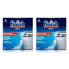 2 x Finish Dishwasher Salt 2kg 99% Purity Premium Quality 6.10 per kilo