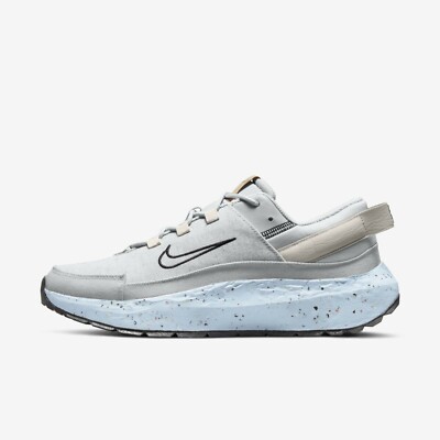 Nike Crater Remixa Running Shoes Gray Fog Black Blue DA1468