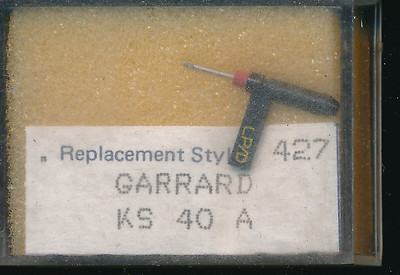''AIGUILLE record needle PICK-UP REPLACEMENT STYLUS 427 GARRARD KS 40A (2)