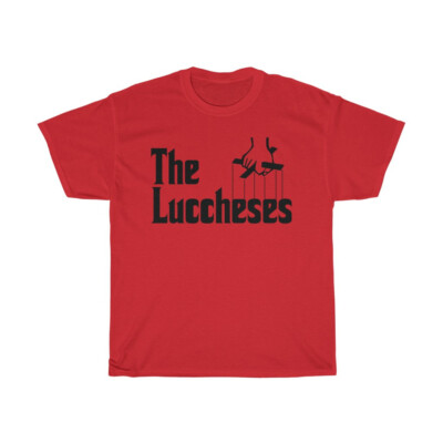 The Luccheses Black Logo Lucchese Mob Mafia Unisex Heavy Cotton Tee