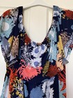 G.I.L.I. Regular Off The Shoulder Jumpsuit Navy Multi 3X A302132 — photo 3