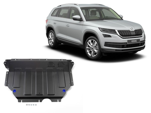 Unterfahrschutz Motor + Getriebeschutz Aus Stahl FüR Skoda Kodiaq 2017-2024-image
