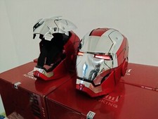  US Marvel Electric Voice Control Iron Man MK5 1:1 Helmet Wearable/Birthday Gift