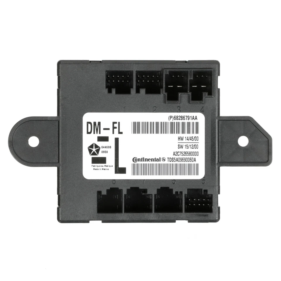 15-18 RAM 2500 3500 MÓDULO UNIDAD CONTROL PUERTA IZQUIERDA ORIGINAL NUEVO MOPAR 68286791AA Foto 2 de 4