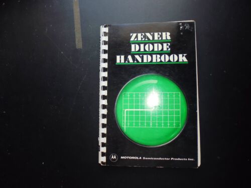 Radio electronique: Zener diode handbook Motorola - Photo 1 sur 7