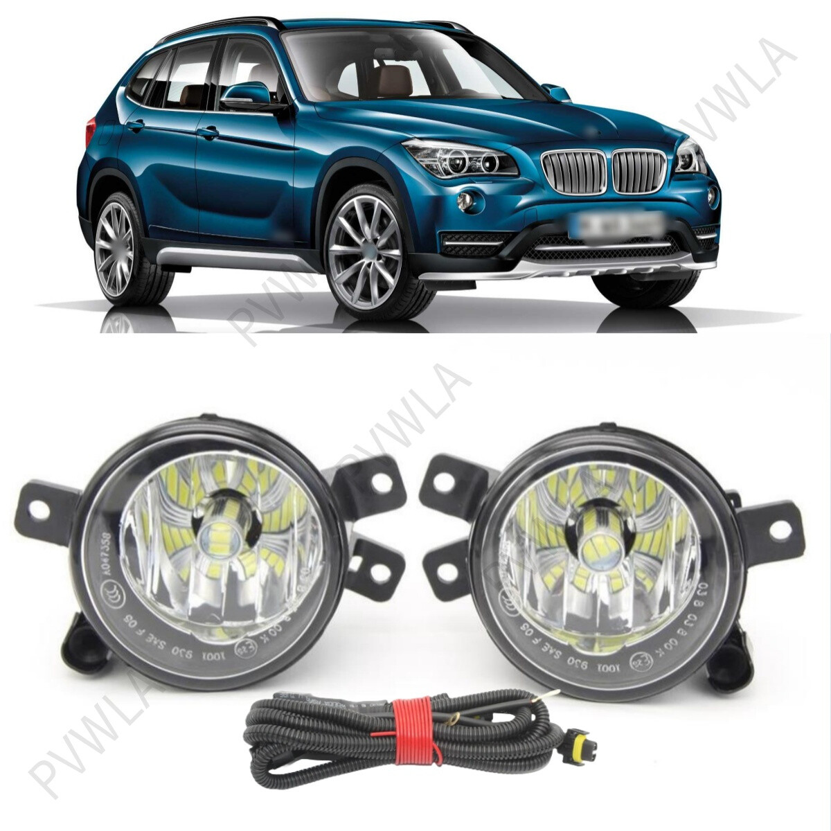 LED Front Fog Lamp Light Fit For BMW X1 E84 2009 2010 2011 2012 2013 ...