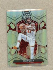 2023-24 Panini Mosaic Silver Prizm Saddiq Bey #70 Atlanta Hawks