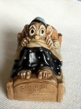 Rare Pendelfin  -   Cornish Prayer Pixie "  Corny  "black 1960’ - Original label