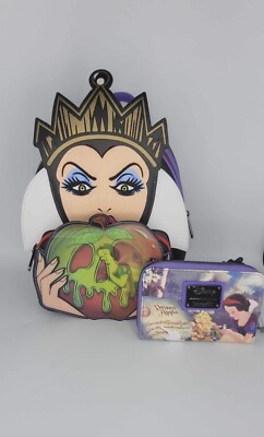 Loungefly Disney Evil Queen Backpack & Wallet Set | eBay display picture 1