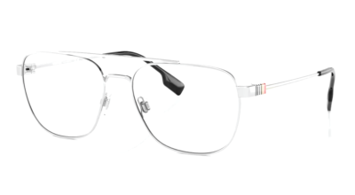 New BURBERRY Michael Eyeglasses B 1377 1005 55-17 145 Silver