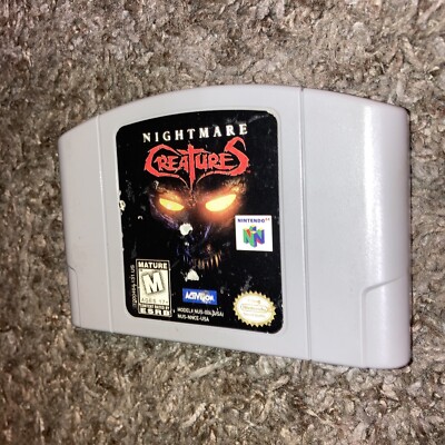 Nightmare Creatures (Nintendo 64 N64, 1998) *TESTED* 47875104648| eBay