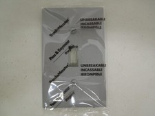 Pass & Seymour TP1-GRY 1G Nylon switch plate ...