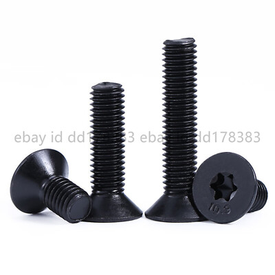 Black Alloy Steel Countersunk Flat Head Hex Socket Screws - M4 M5 M6, Grade 10.9 10 thumbnail image