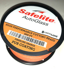 Safelite Auto Glass Cutting Line Braid High Performance Fiber Line 500ft Orange