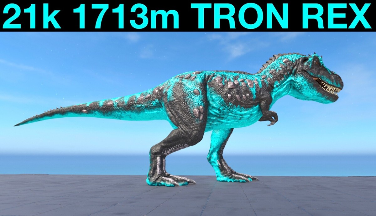 その他 Ark 21k 1713m Tron TOP STATS Rex Ark Survival Ascended ASA PVE | eBay