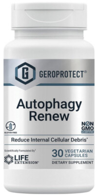 GEROPROTECT  AUTOPHAGY RENEW  LONGEVITY AMPK SUPPORT 30 Capsules LIFE EXTENSION