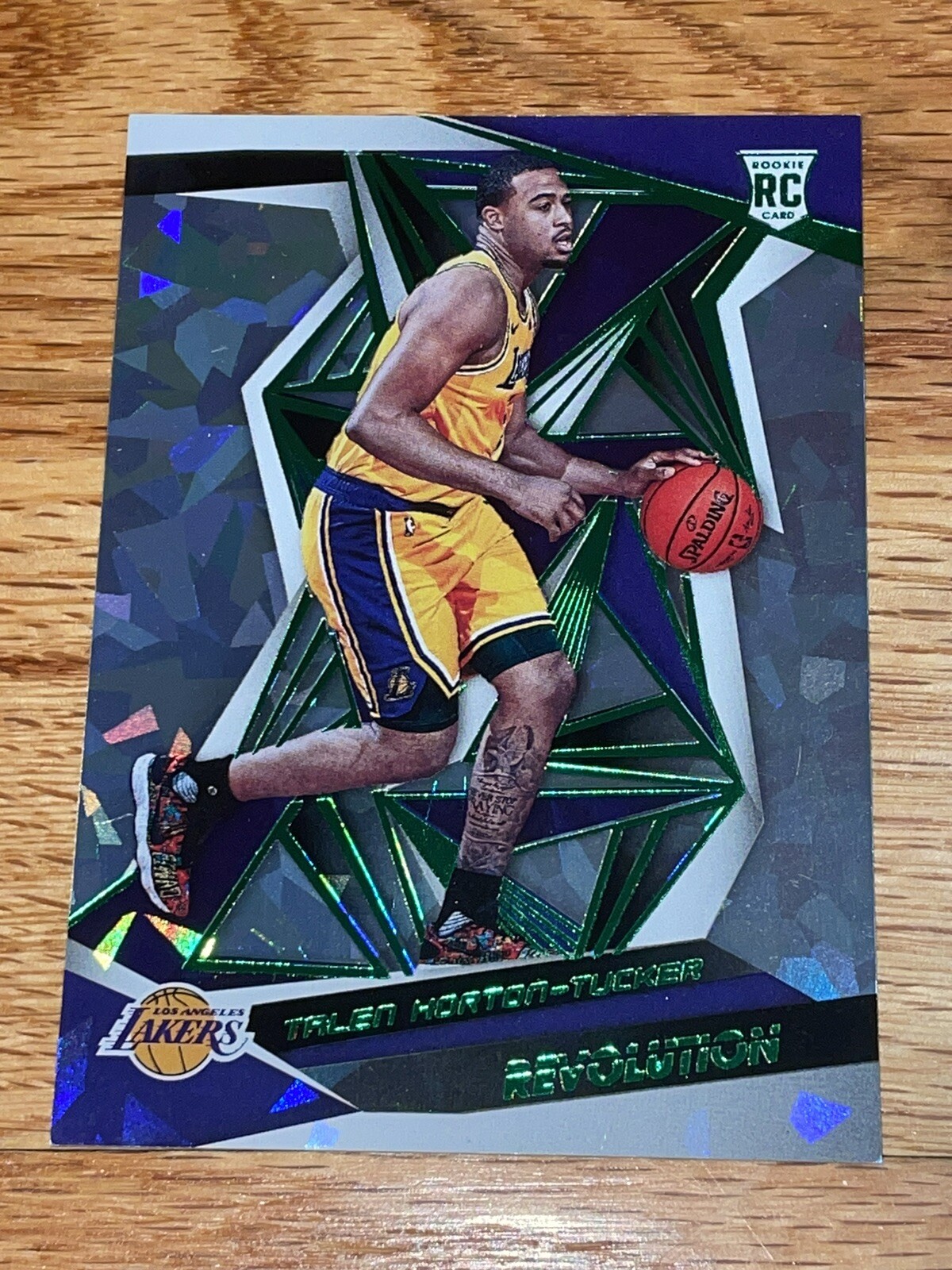 2019-20 Panini Revolution Talen Horton-Tucker Chinese New Year Emerald RC 11/88