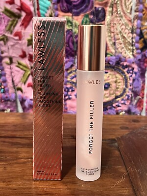 Authentic $38 Lawless Forget The Filler Lip Plumping Gloss in Rosy Outlook New