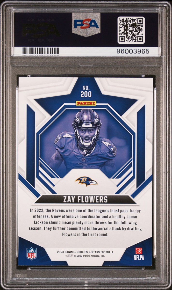 2023 Panini Rookies & Stars - Rookies Zay Flowers #200 Orange /149