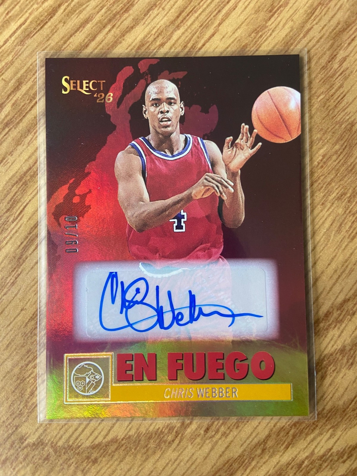 En Fuego - Chris Webber Auto /10 2026 Panini 90's Decades - Free Shipping!