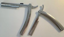 2 Vintage Hair Shaper Razor - Straight Razor