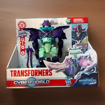 Transformers Cyberworld Scourge Energon Surge Ultimate Cyber Changer Figure NEW
