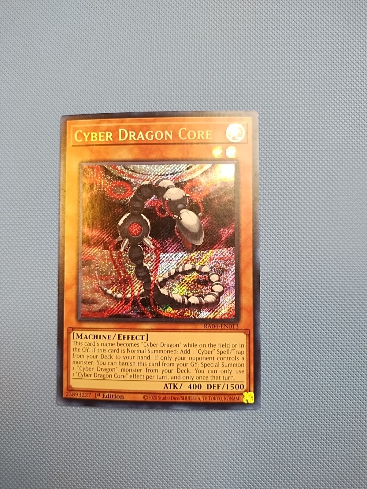 Cyber Dragon Core Secret Rare RA04-EN013 1st Ed QCS