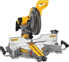 DEWALT 12" Double Bevel Sliding Miter Saw w/ Blade Wrench & Material ClampDWS779