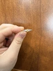 Vintage Sterling Silver Bee Band Ring with Gold Accent, 925 Silver